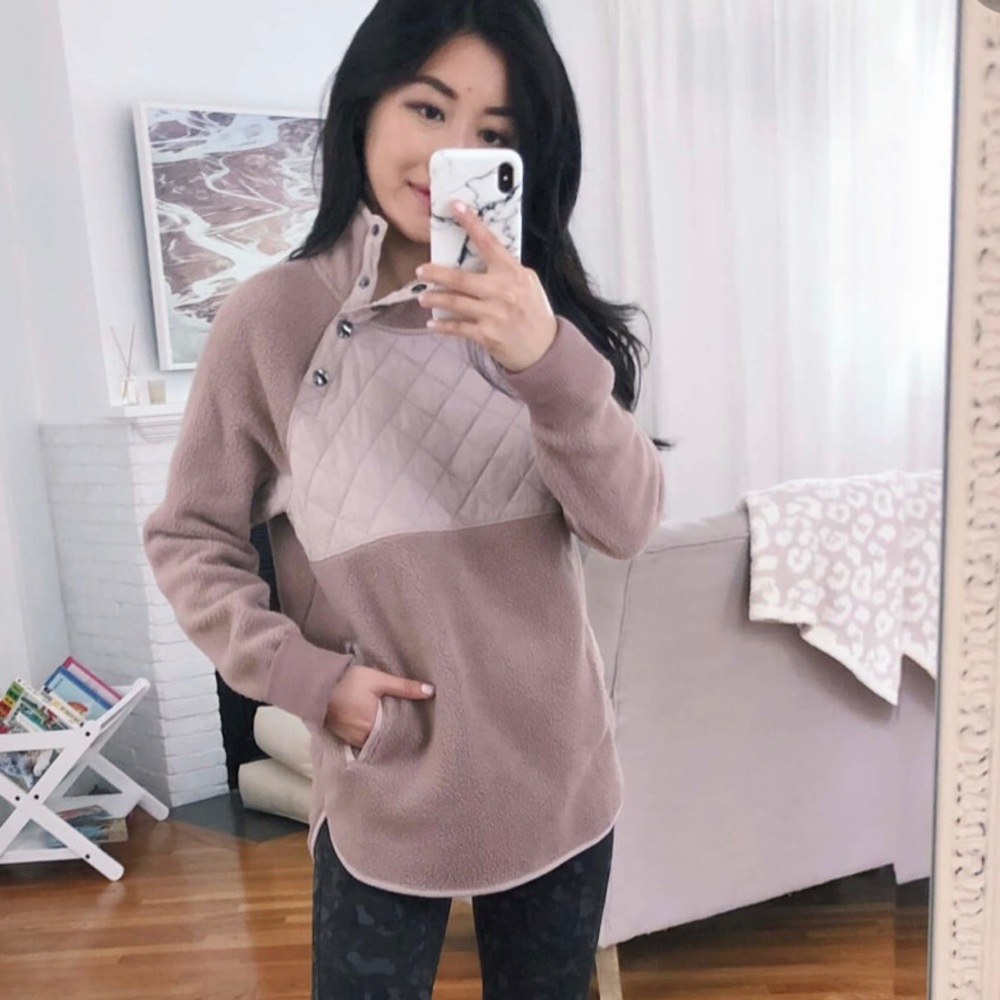 Abercrombie Asymmetrical Fleece